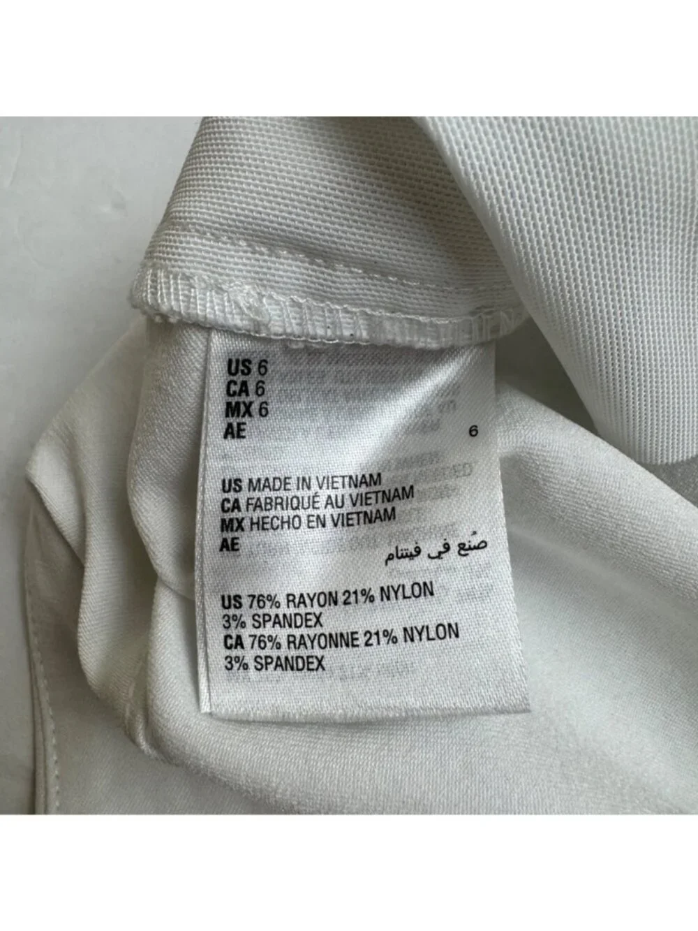 INC Pull-On White Pants Lightweight Women's Size 6 Summer Casual Stretchy Career